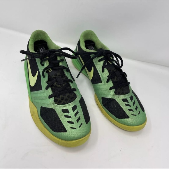 Nike Kobe Mentality Size 7Y Kobe 705387-001 Green Basketball Shoes Sneakers - Picture 10 of 12
